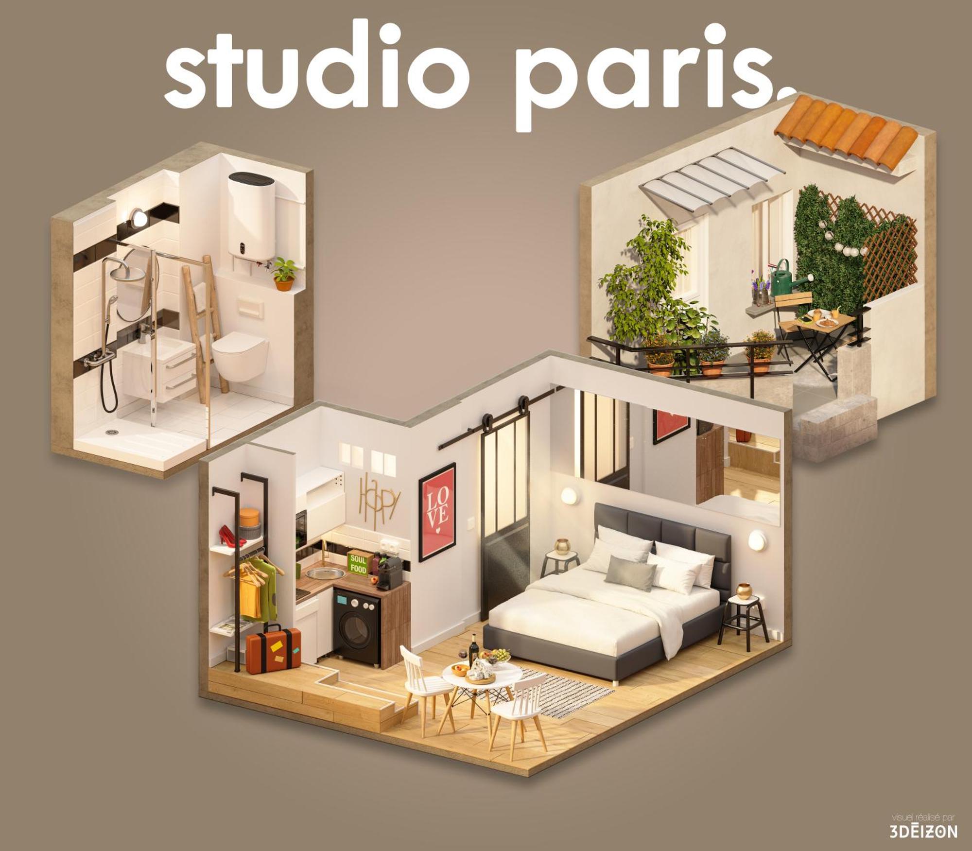 Studio Terrasse Privee 5 Min To Eiffel Tower Paris Ngoại thất bức ảnh
